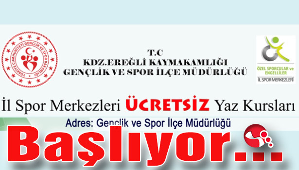 Ücretsiz 'Yaz Kursları' başlıyor...