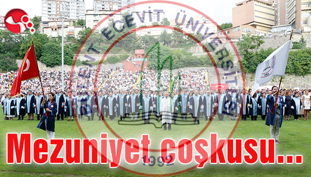 BEÜ'de mezuniyet coşkusu...