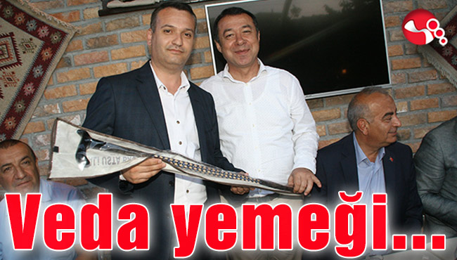 Veda yemeğinde buluştular...