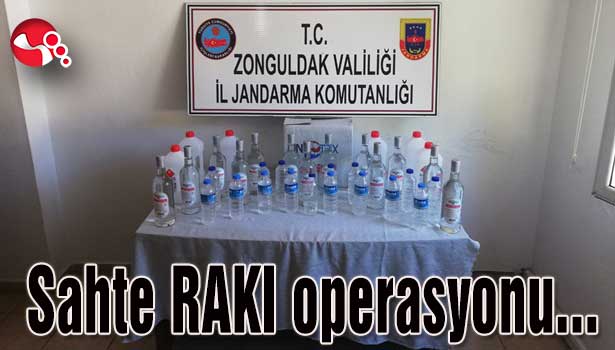 Sahte RAKI operasyonu…