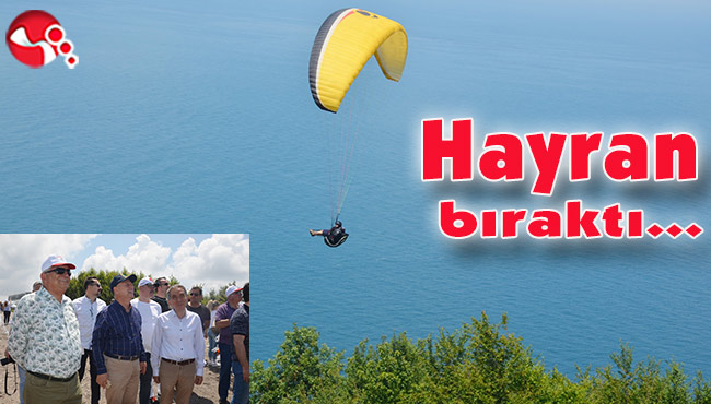 Yamaç Paraşütü hayran bıraktı…