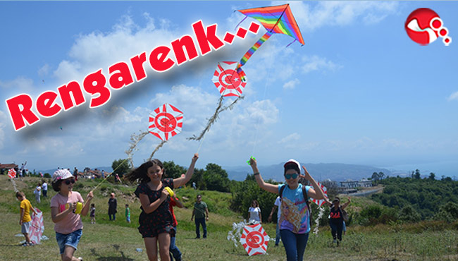 Gökyüzü rengarenk…