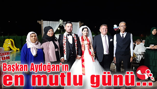 Başkan Aydoğan’ın en mutlu günü…