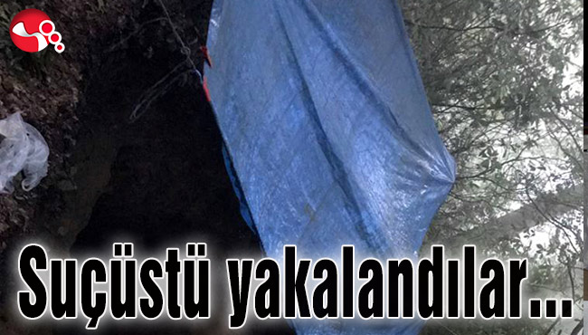 Suçüstü yakalandılar...
