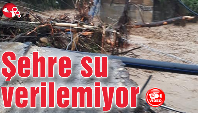 Şehre su verilemiyor