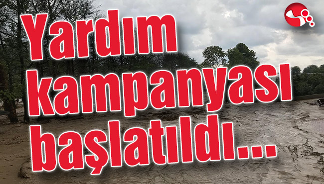Yardım kampanyası başlatıldı