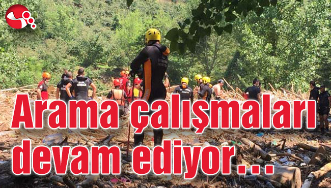 Arama çalışmaları devam ediyor…