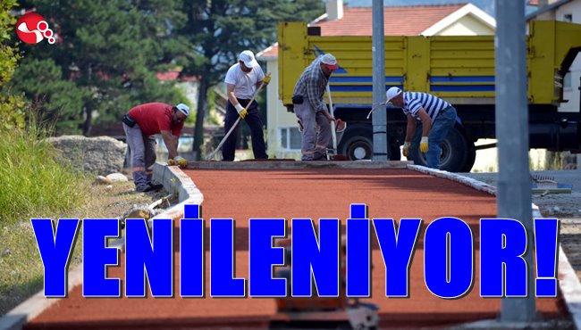 Sahil Park yenileniyor…