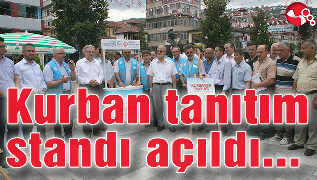 Kurban tanıtım standı açıldı
