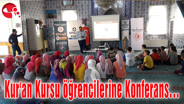 Kur'an Kursu öğrencilerine Konferans…