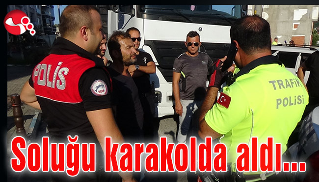 Soluğu karakolda aldı…