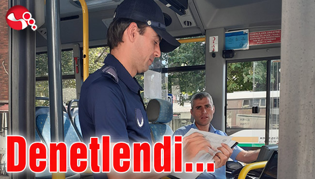 Halk Otobüsleri denetlendi...