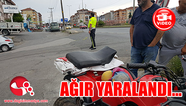 Kavunları ATV’de kaldı, üzümleri yola savruldu