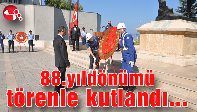 Gazi Mustafa Kemal Atatürk’ün Zonguldak’a gelişi törenle kutlandı...