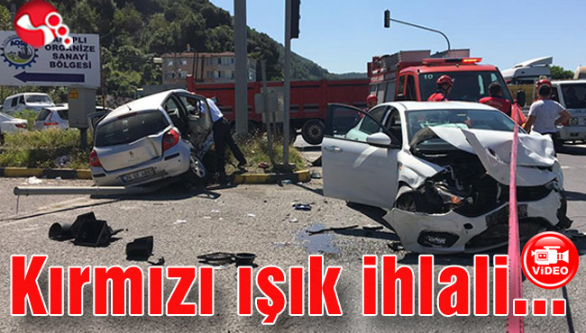 Kırmızı ışık ihlali pahalıya mâl oldu...