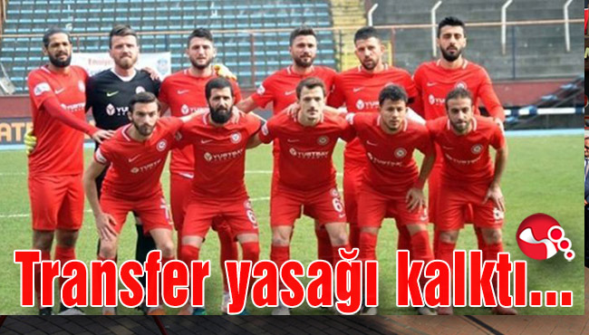 Transfer Yasağı kalktı…