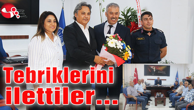 Zabıta Müdürlüğü'ne tebrik ziyaretleri...