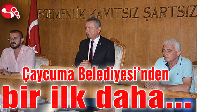 Çaycuma Belediyesinden bir ilk daha...