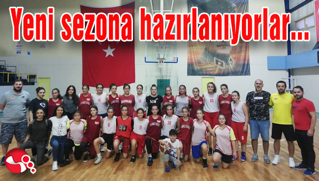 Kadın Basketçiler yeni sezona hazırlanıyorlar...