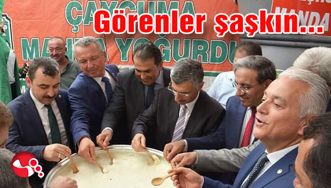 Görenler şaşkın...