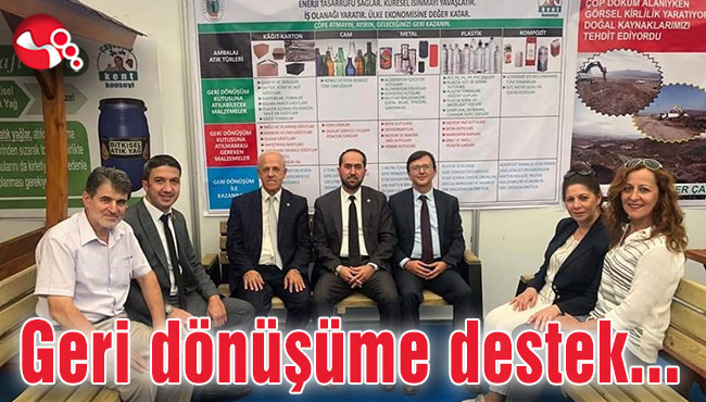 Geri dönüşüme destek...