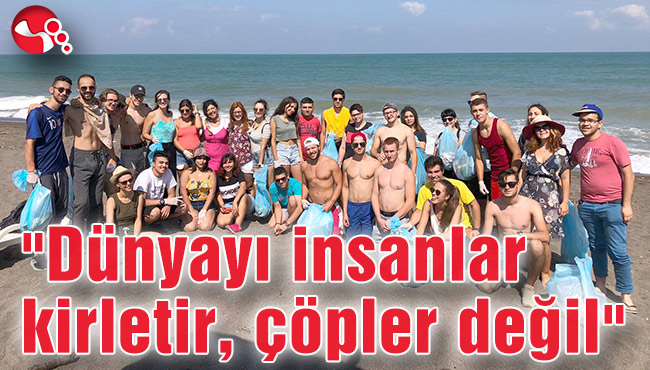 "Dünyayı insanlar kirletir, çöpler değil"