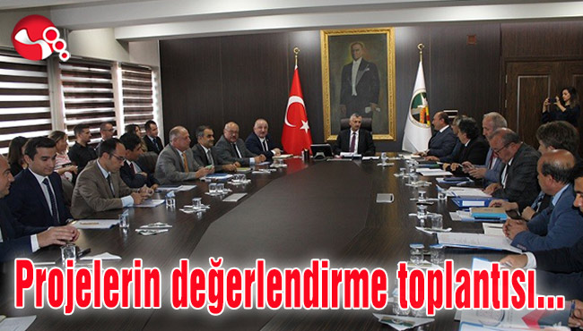 Projelerin değerlendirme toplantısı