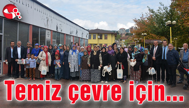 Sarıkorkmaz temiz çevre için el ele verdi...