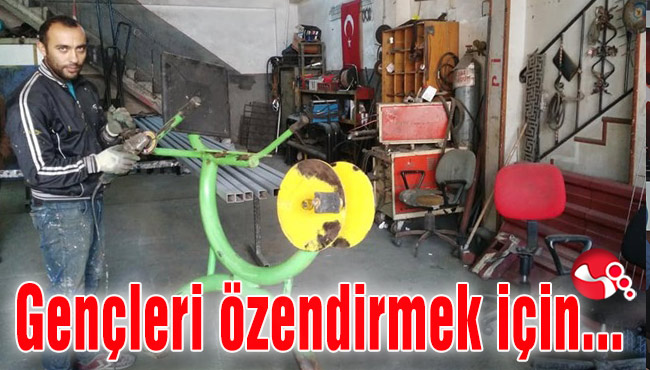 Gençleri özendirmek için...