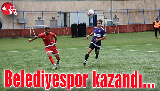 Belediyespor kazandı...