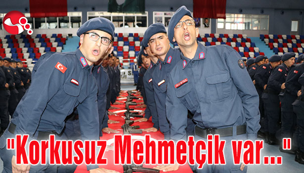 Jandarma, "Karşınızda korkusuz Mehmetçik var..."