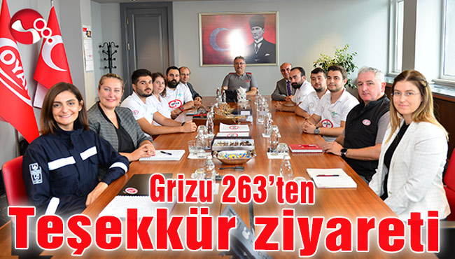 Dünya ikincisi Grizu-263’ten Erdemir’e teşekkür ziyareti