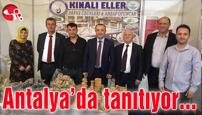 Antalya’da tanıtıyor..