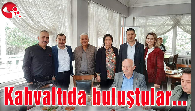 Kahvaltıda buluştular...