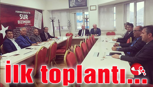 Subaşı, ilk toplantısını yaptı...