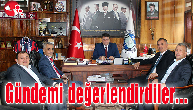 GMİS'te gündemi değerlendirdiler...