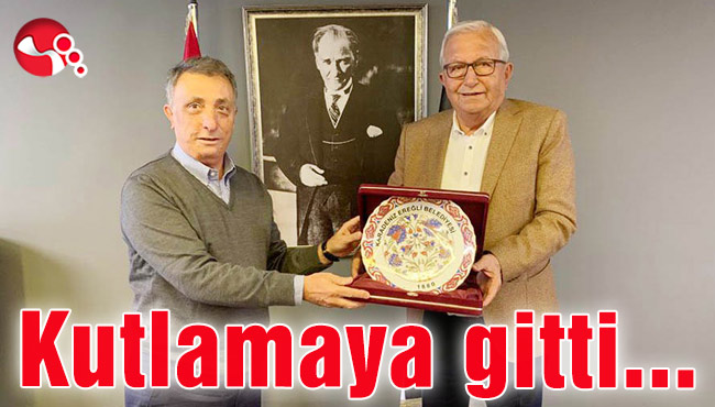 Posbıyık, kutlamaya gitti...