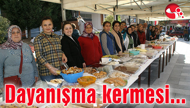 Dayanışma kermesi...