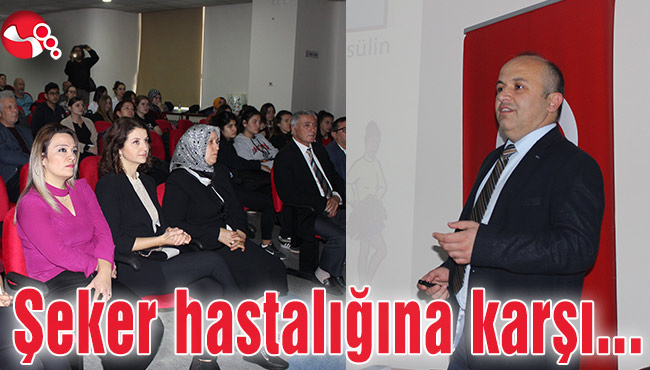 Güner, şeker hastalığına karşı bilgilendirdi...