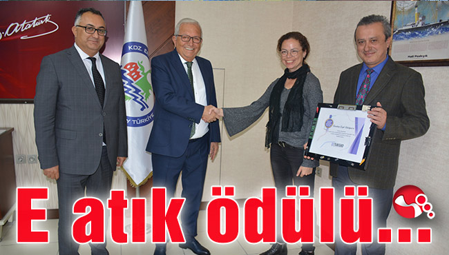 Ereğli Belediyesi’ne e atık ödülü...