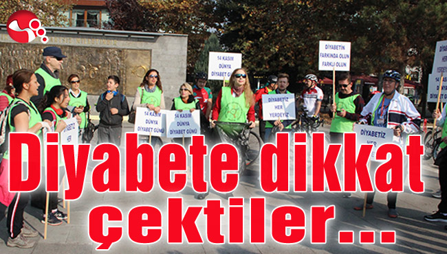 Diyabete dikkat çektiler…