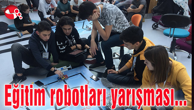 Eğitim robotları yarışmasında ikinci oldular...
