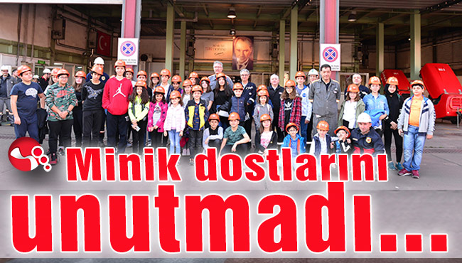 Erdemir minik dostlarını unutmadı...