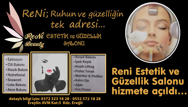Reni Estetik ve Güzellik Salonu hizmete açıldı…
