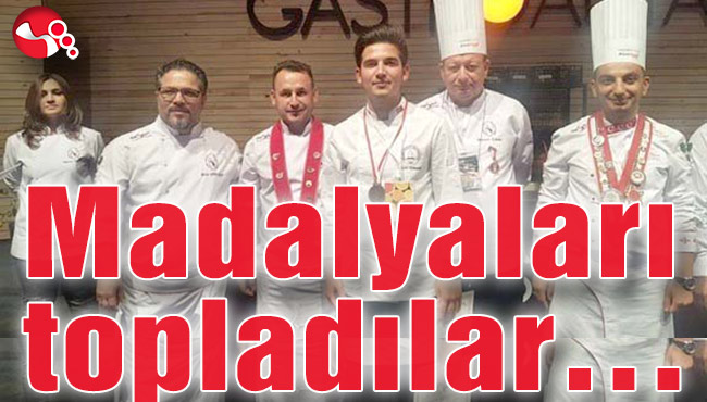 Madalyaları topladılar…