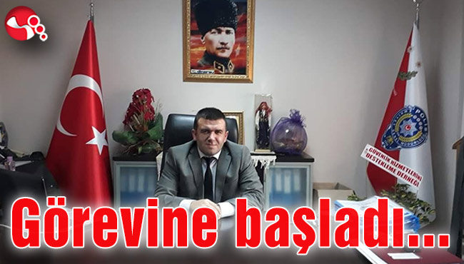 Görevine başladı...