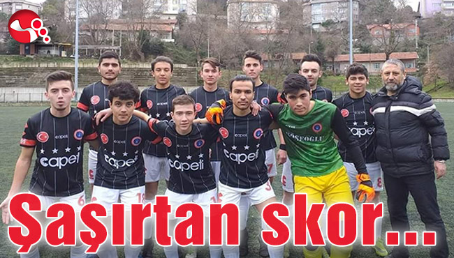 Amatör maçta şaşırtan skor...