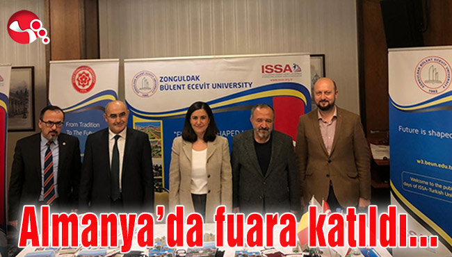 Rektör Çufalı, Almanya’da tanıtım fuarına katıldı...