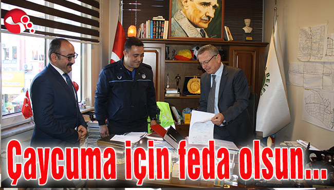 Çaycuma için feda olsun...