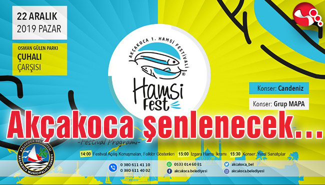 Akçakoca şenlenecek…